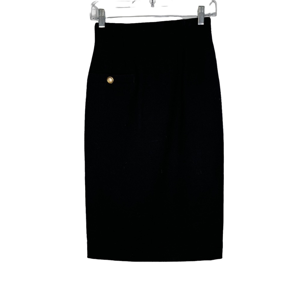 Vintage Louis Feraud Wool Skirt NEW Condition Size 4
